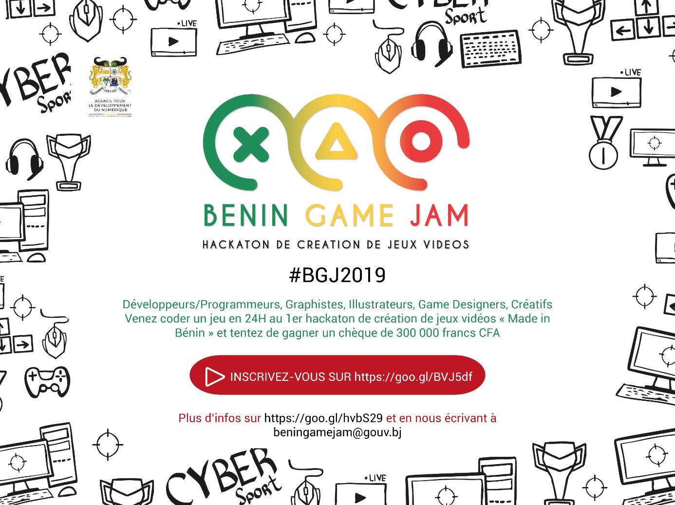 Participez au BENIN GAME JAM: Hackaton de création de jeux vidéo